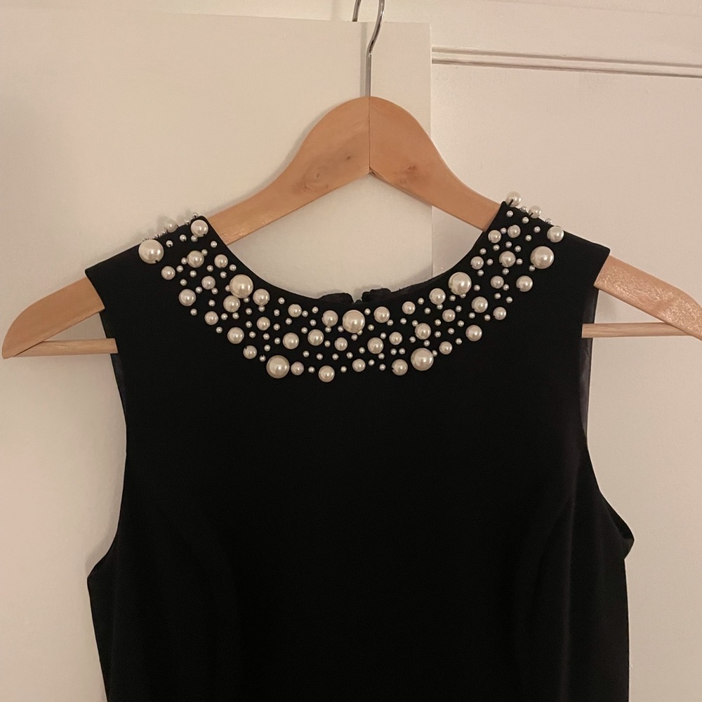 Calvin Klein pearl collar dress